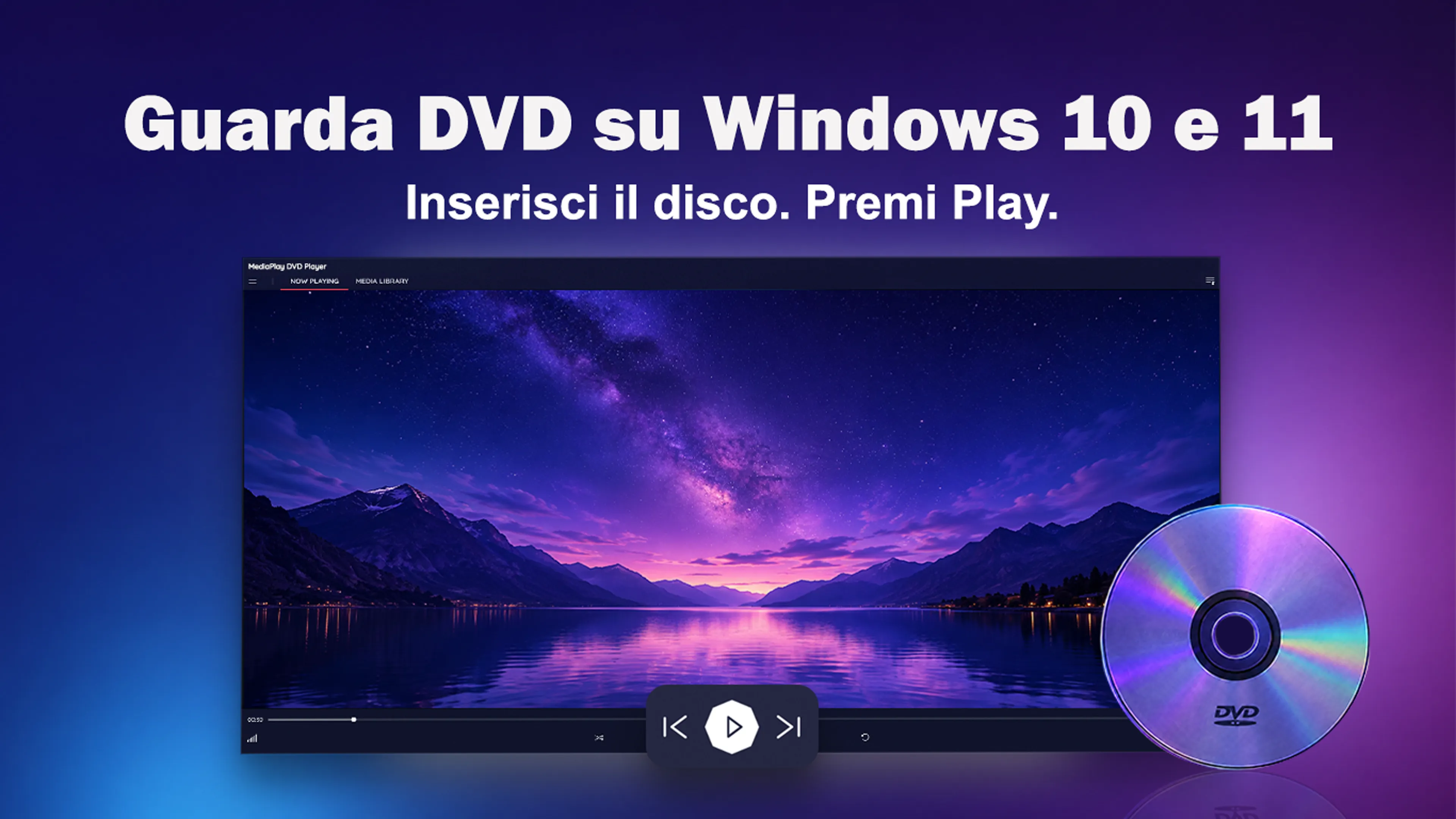 Vista di MediaPlay