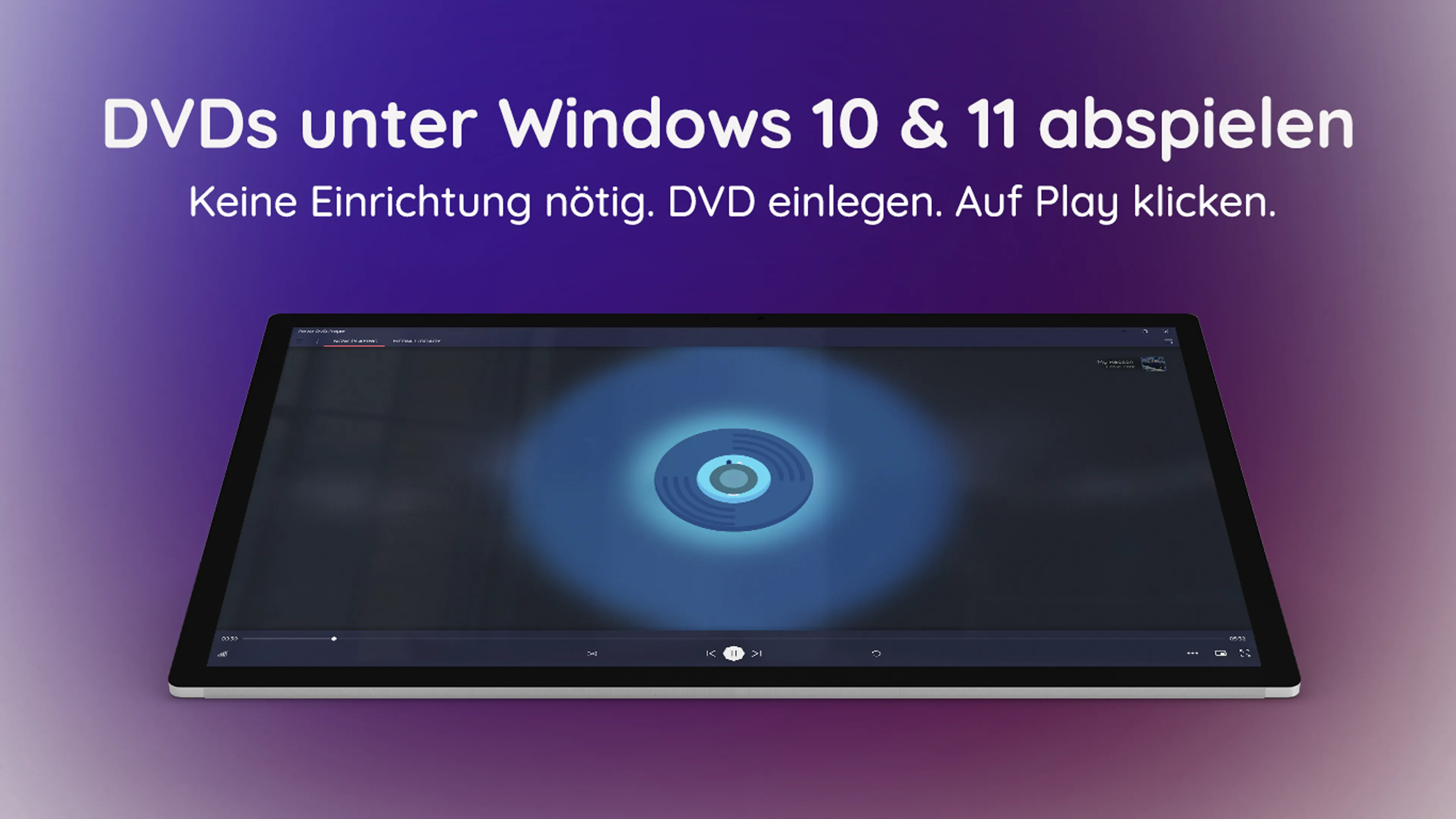 MediaPlay Hauptansicht