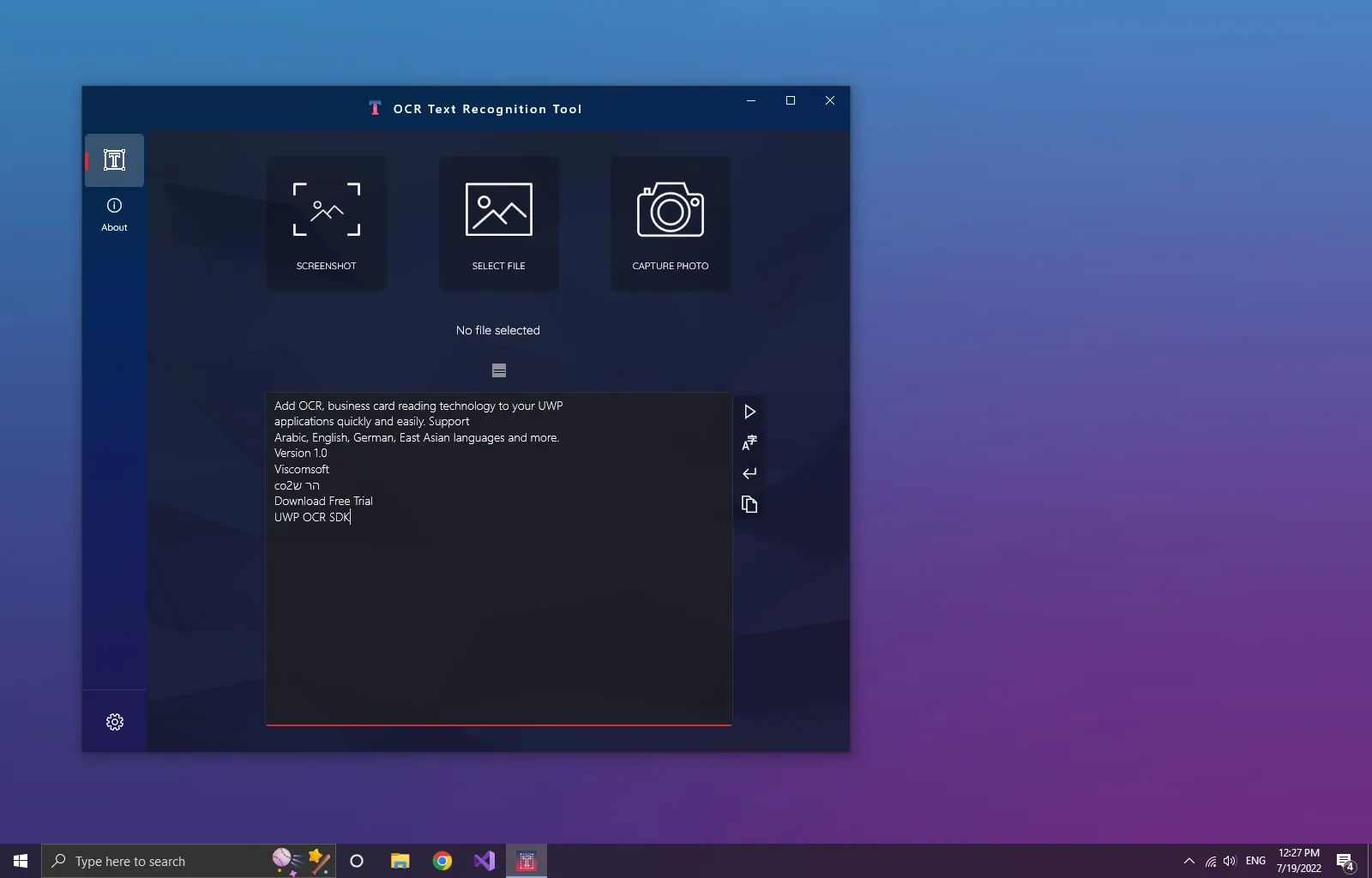 Text aus Screenshot extrahieren