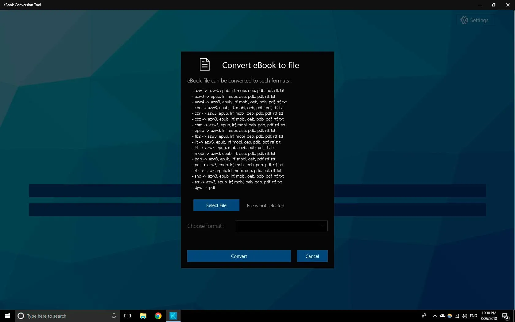 Unterstuetzte Formate