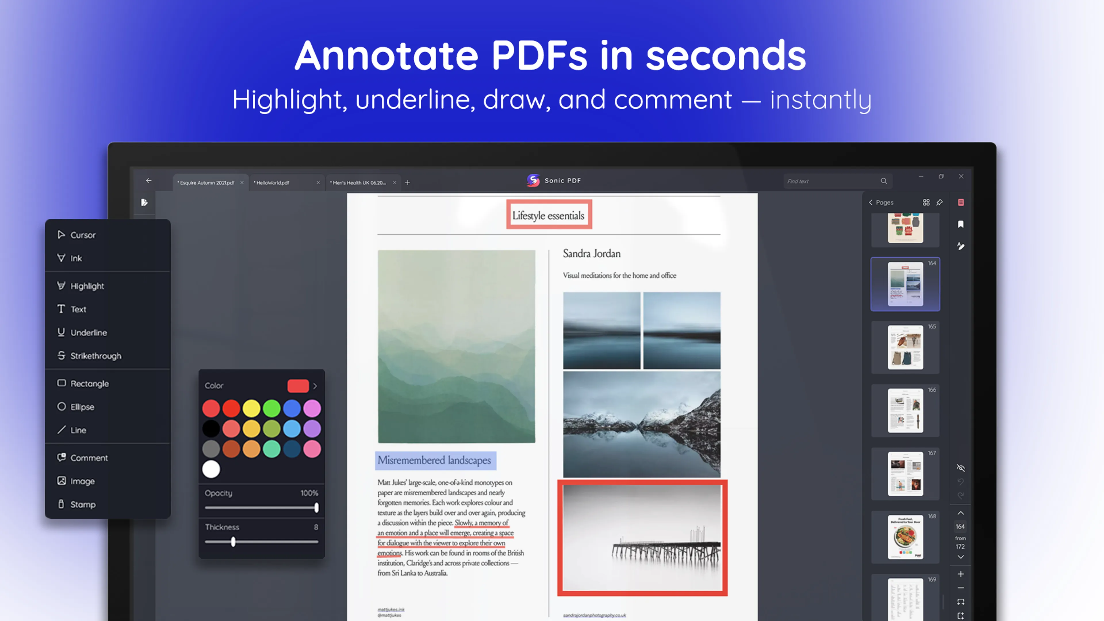 PDF-Bearbeitung in Sonic PDF