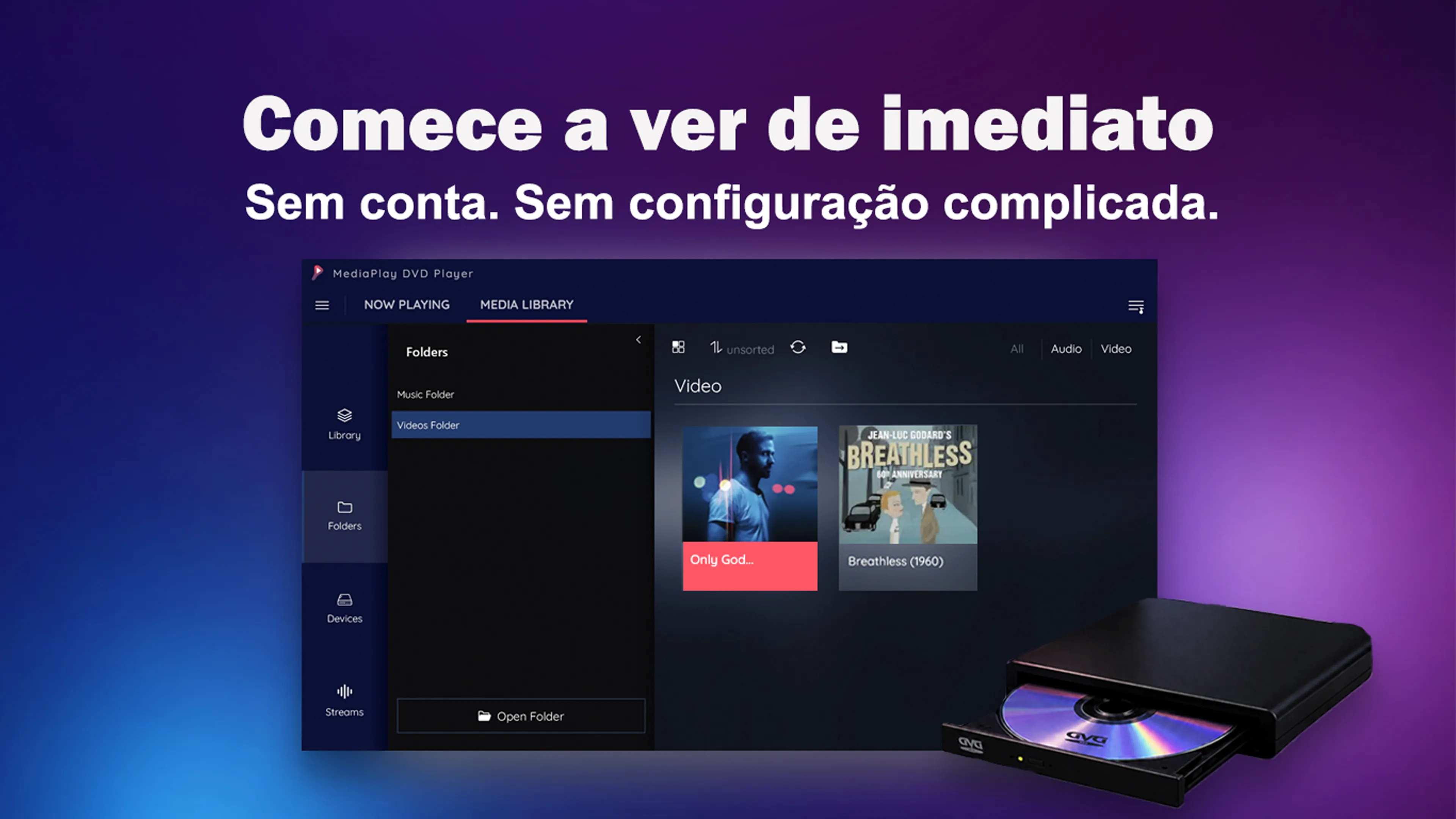 Controles de reprodução
