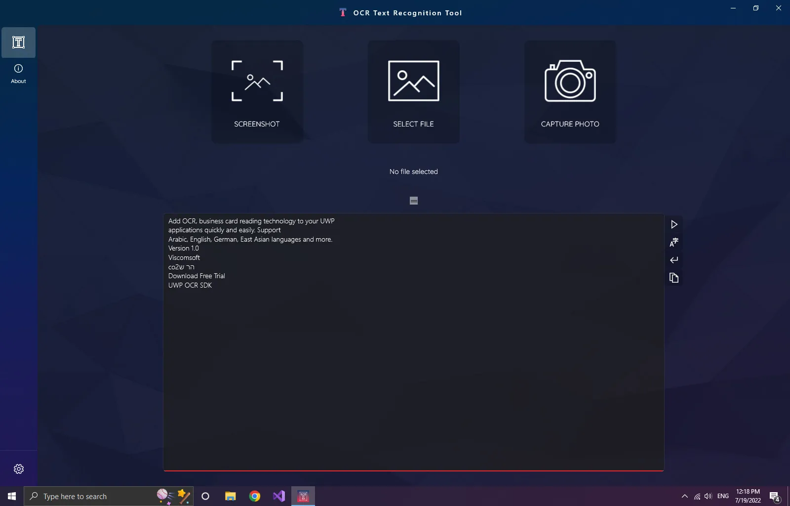 Text aus Bilddatei erkennen