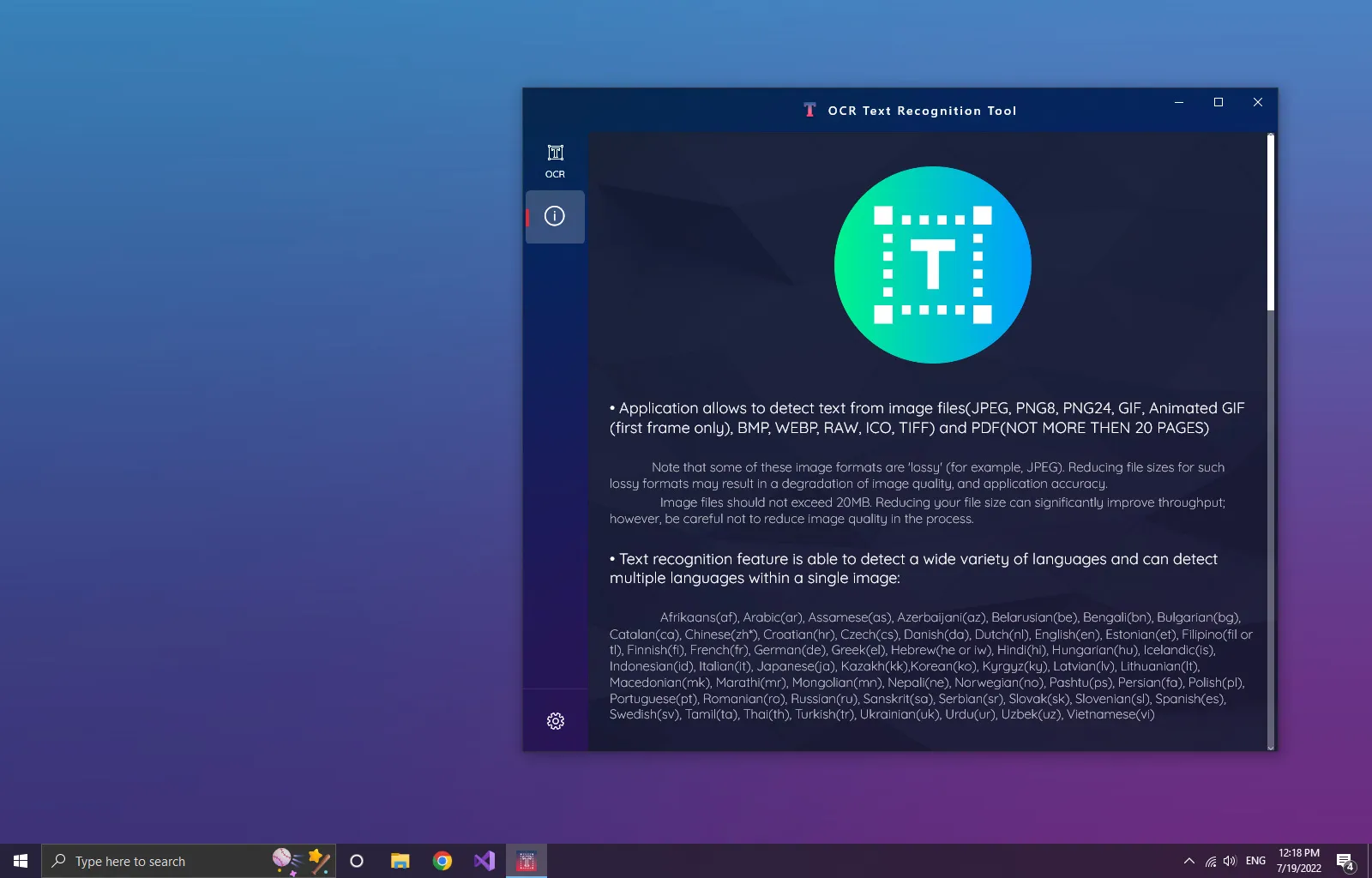 Mehrsprachige Texterkennung