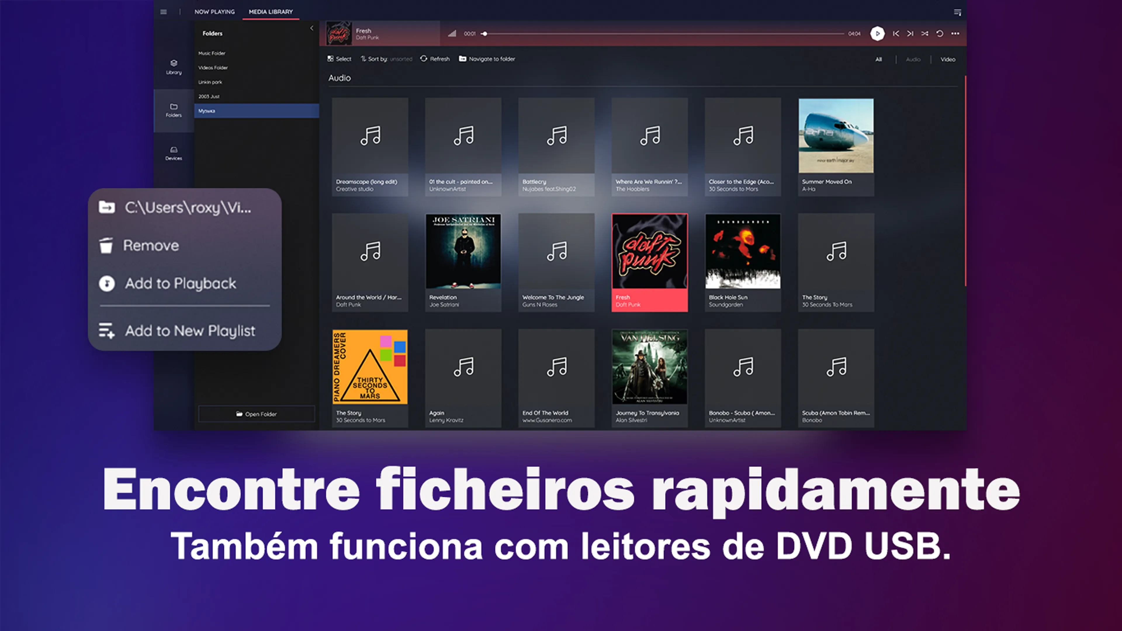 Lista de mídia