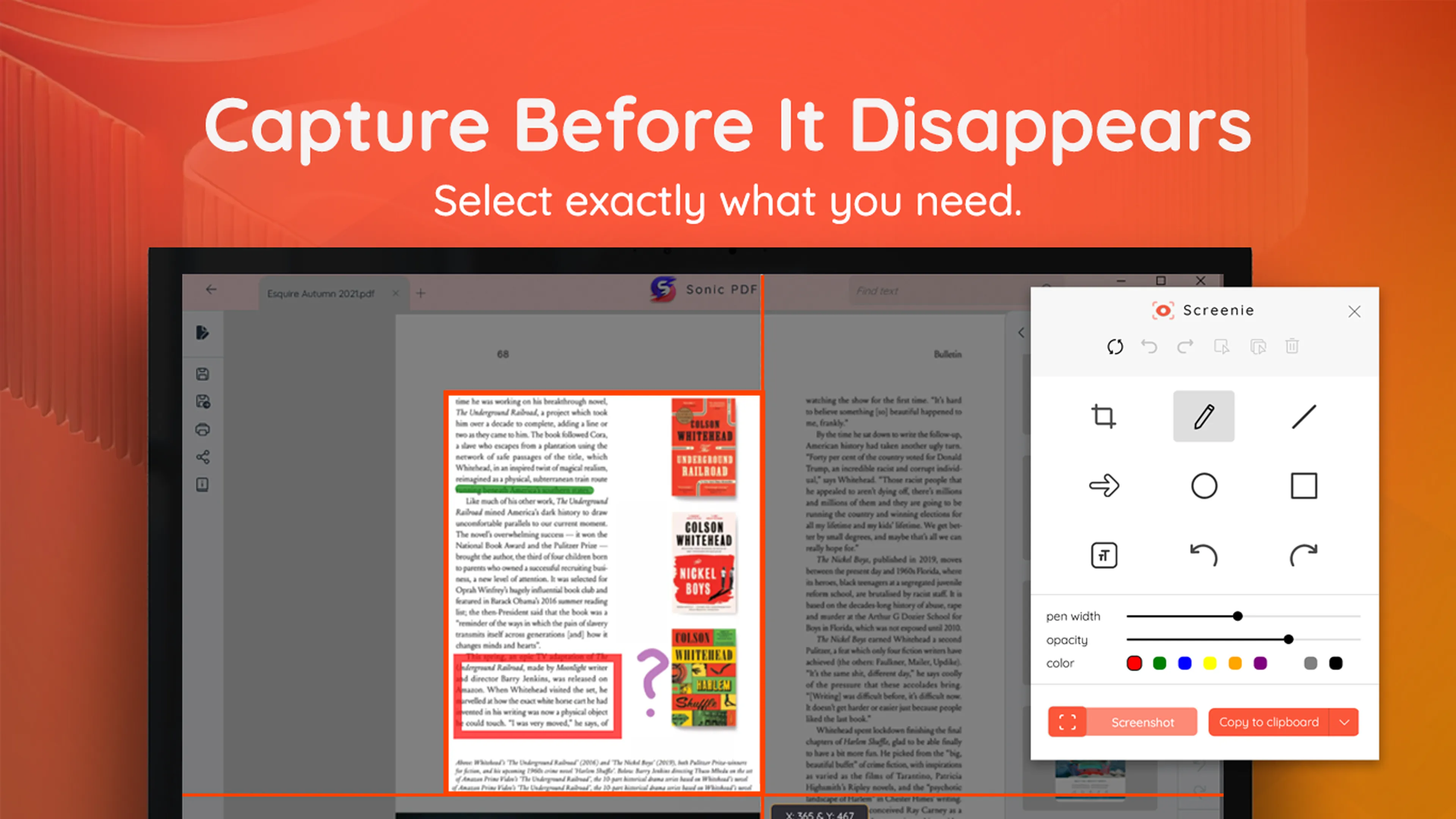 Screenshots kommentieren