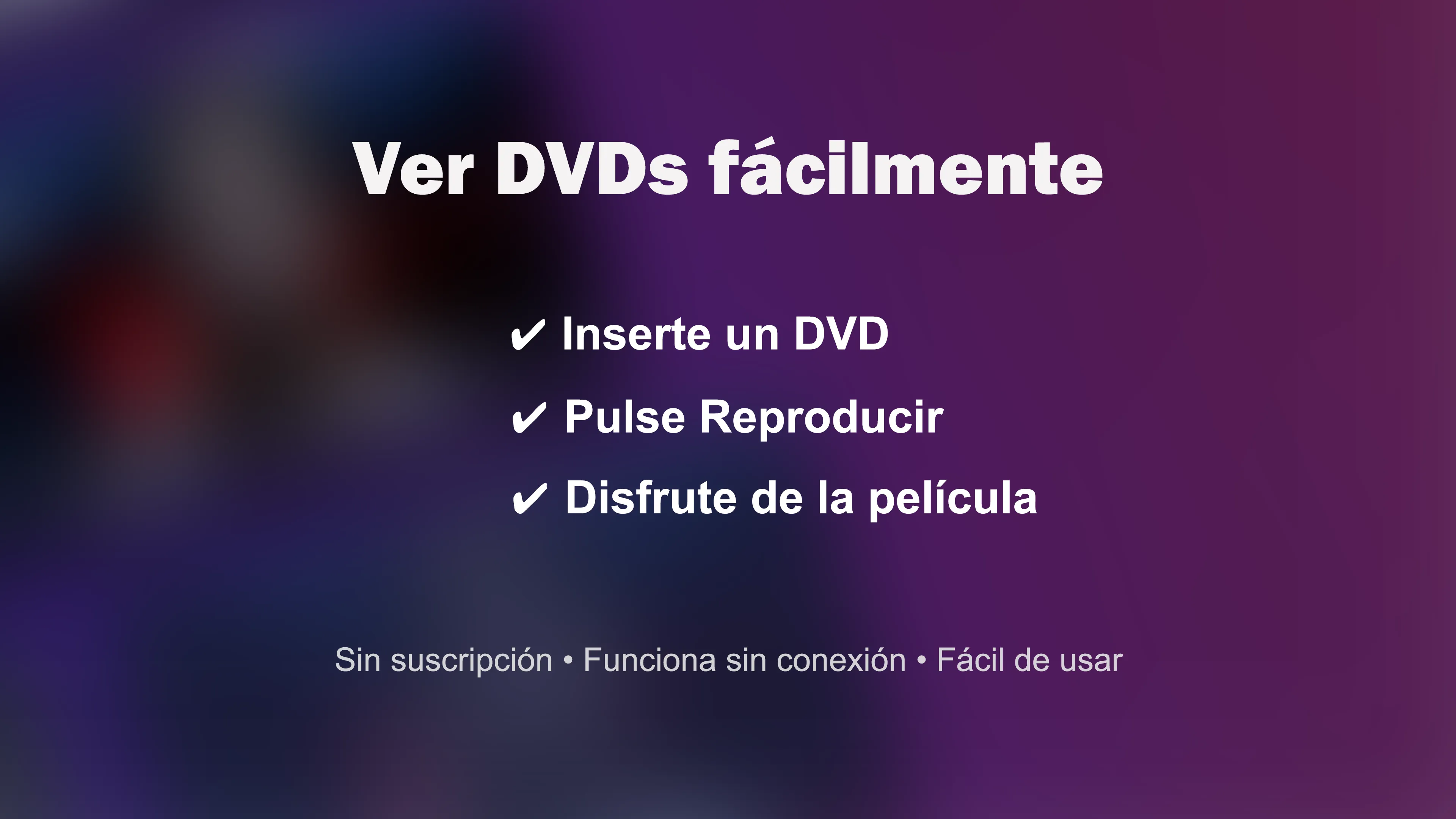 Reproducción sencilla de DVD con MediaPlay DVD Player